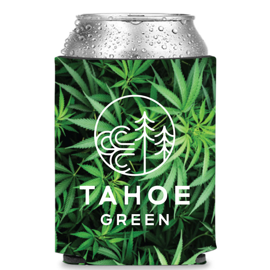 Collapsible Premium Foam Cannabis Can Cooler - Full Color