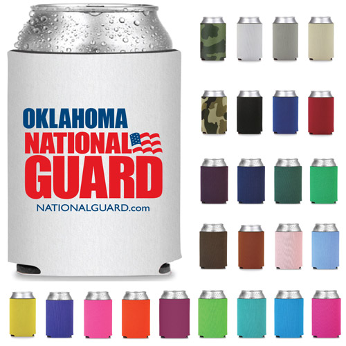 Collapsible Premium Foam Can Cooler - Screen Printed
